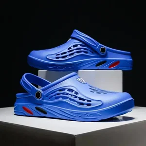 Flache Sandalen 2024 Sommermarke Herrenschuhe 2024 Männer weiche Sandalen geschlossene Sandalen Mann Kenner Sandal Shiatsu Pantoffeln Flip Flops zum Verkauf 5 Hauptverkaufsschuhe aus Weiß - №3