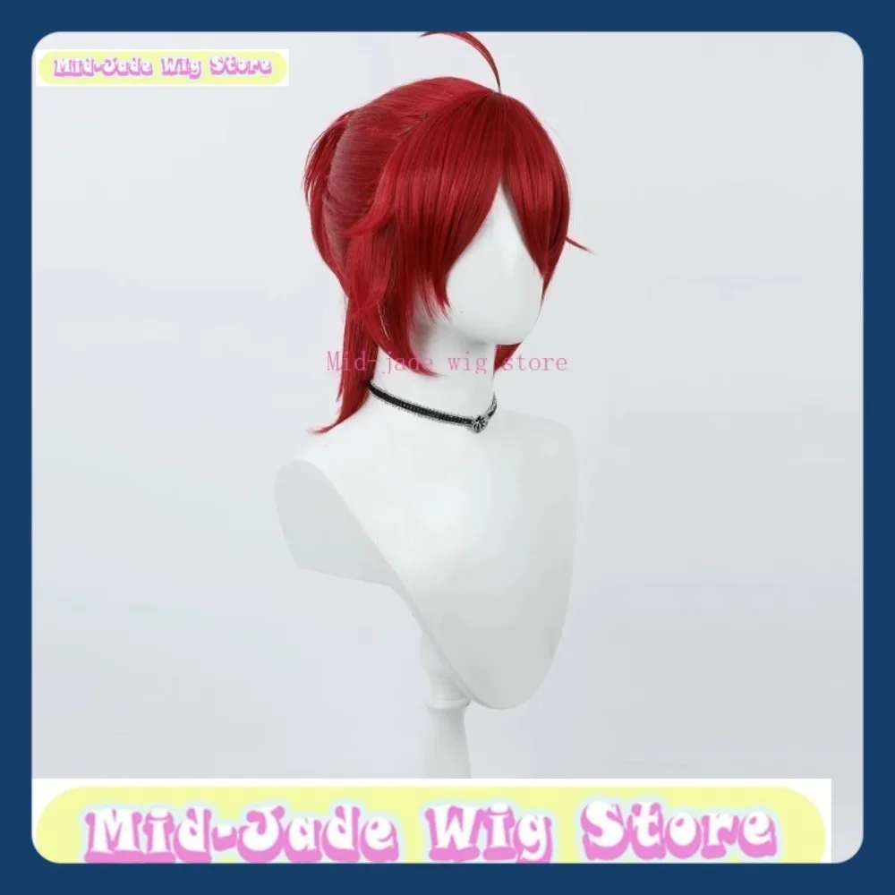 Tienda de pelucas de jade medio Honkai: Star Rail Luka, peluca de Cosplay, juego de Anime, accesorios de disfraz de Halloween, pelo sintético