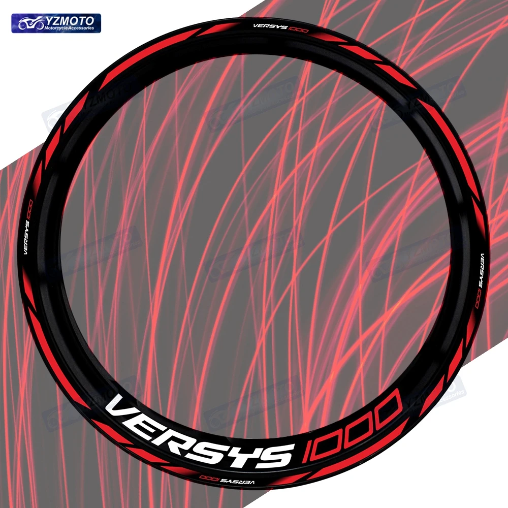 

Для VERSYS 1000 гоночный мотоцикл спереди и сзади 17-дюймовая наклейка на ступицу колеса водостойкая светоотражающая наклейка украшают наклейки на обод