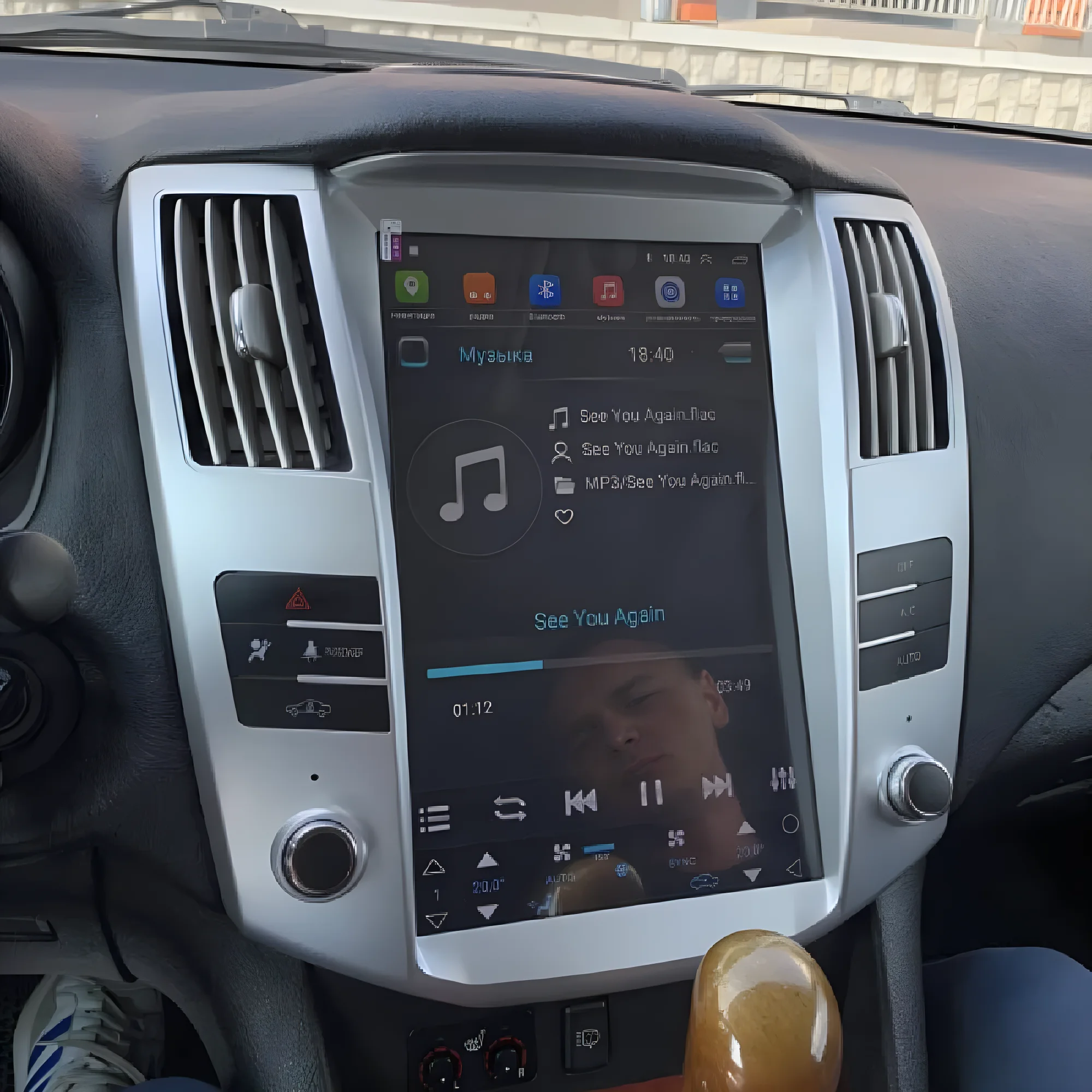 Autoradio con schermo Tesla per Lexus RX RX300 RX330 RX350 RX400H 2004-2008 lettore multimediale Android 13 Stereo Auto Carplay