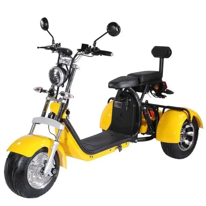 

2021EECCEscootercitycoco two-wheel wide tire European three-wheel electric scooter Harley car