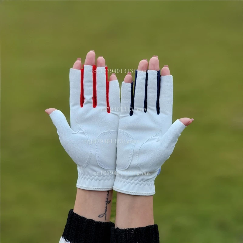Golf Ladies Gloves, Non-slip, Wear-resistant, Breathable, Leaky Finger