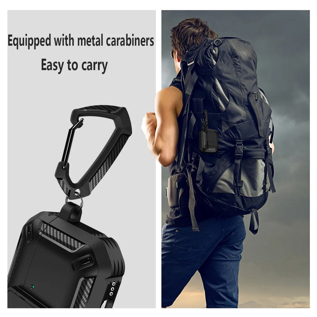 Interruptor de luxo caso do fone de ouvido para airpods 4 caso duas cores à prova de choque capa para apple air pods 4 casos acessórios chaveiro