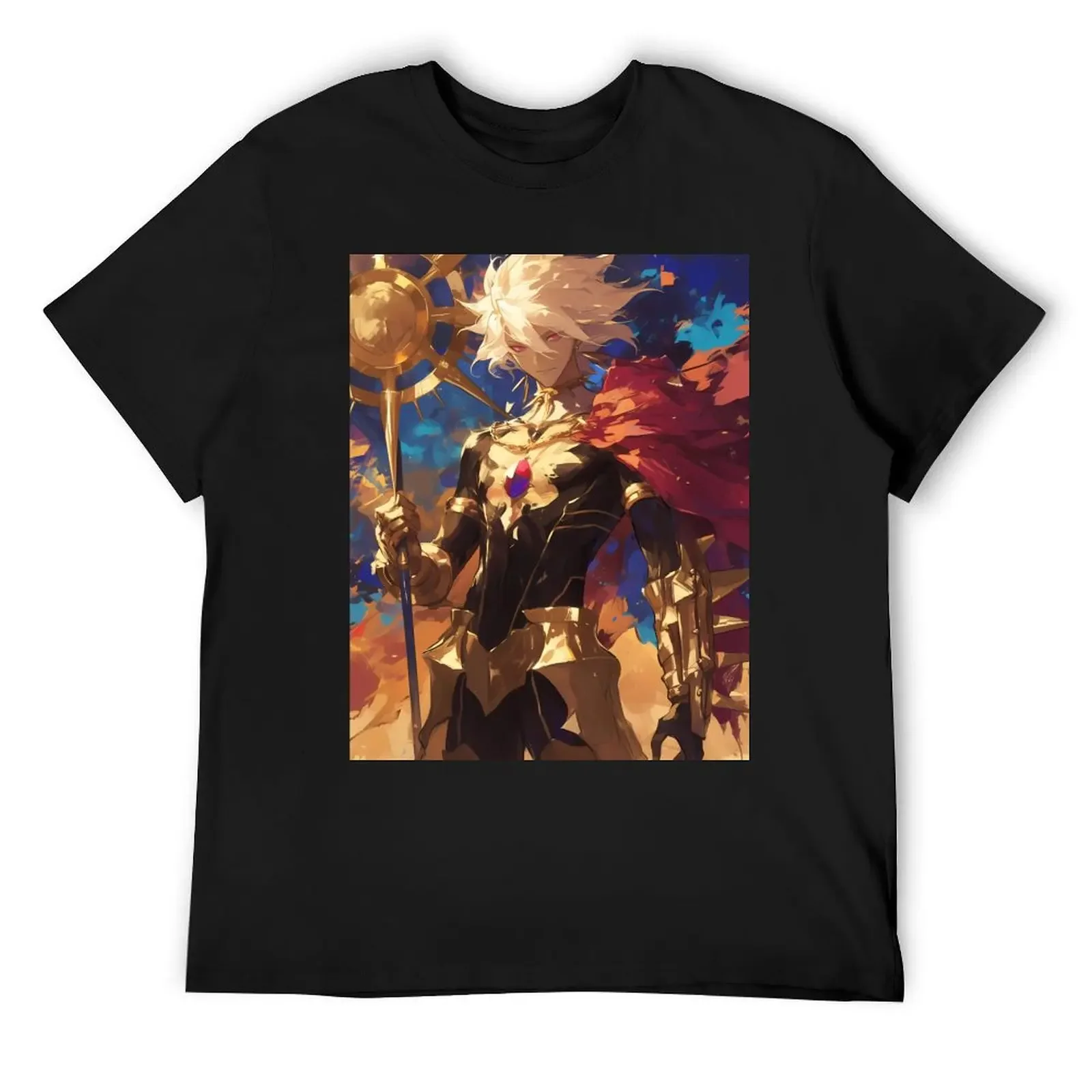 Karna Red Lancer - Fate Grand Order - Warrior of the Sun T-Shirt custom shirt plus sizes tees Men's t-shirts