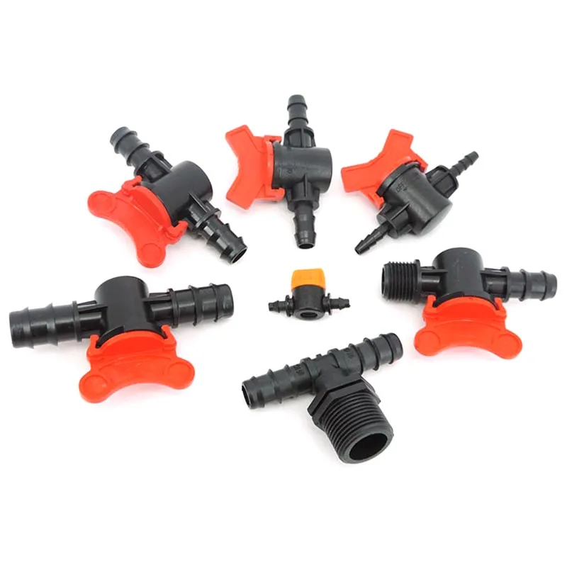 

1/4" 3/8" 1/2" 3/4" 4/7mm 8/12 garden yard water Hose pipe Valve connector Gardening tool Tap DN15 DN20 Irrigation Waterstop t