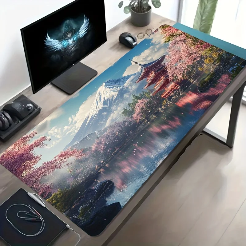 

Gamer Accessories Mouse Pad Desk Mat Large Cloth Surface Non Slip Rubber Base for PC Laptop Keyboard Setup