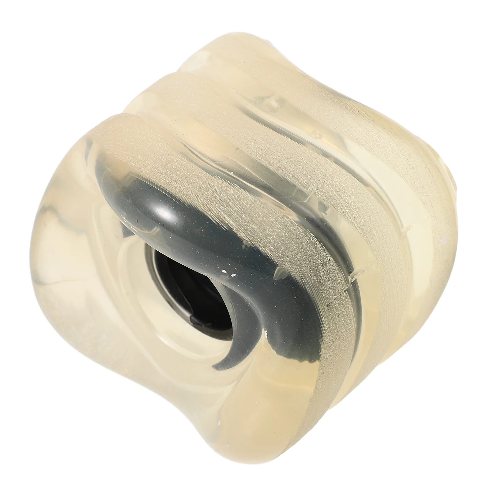 

Elastic PU Cruiser Skateboard Wheels Fish Shape Replacement Roller Skating Enhanced Stability Wave Pattern Design Stylish Easy