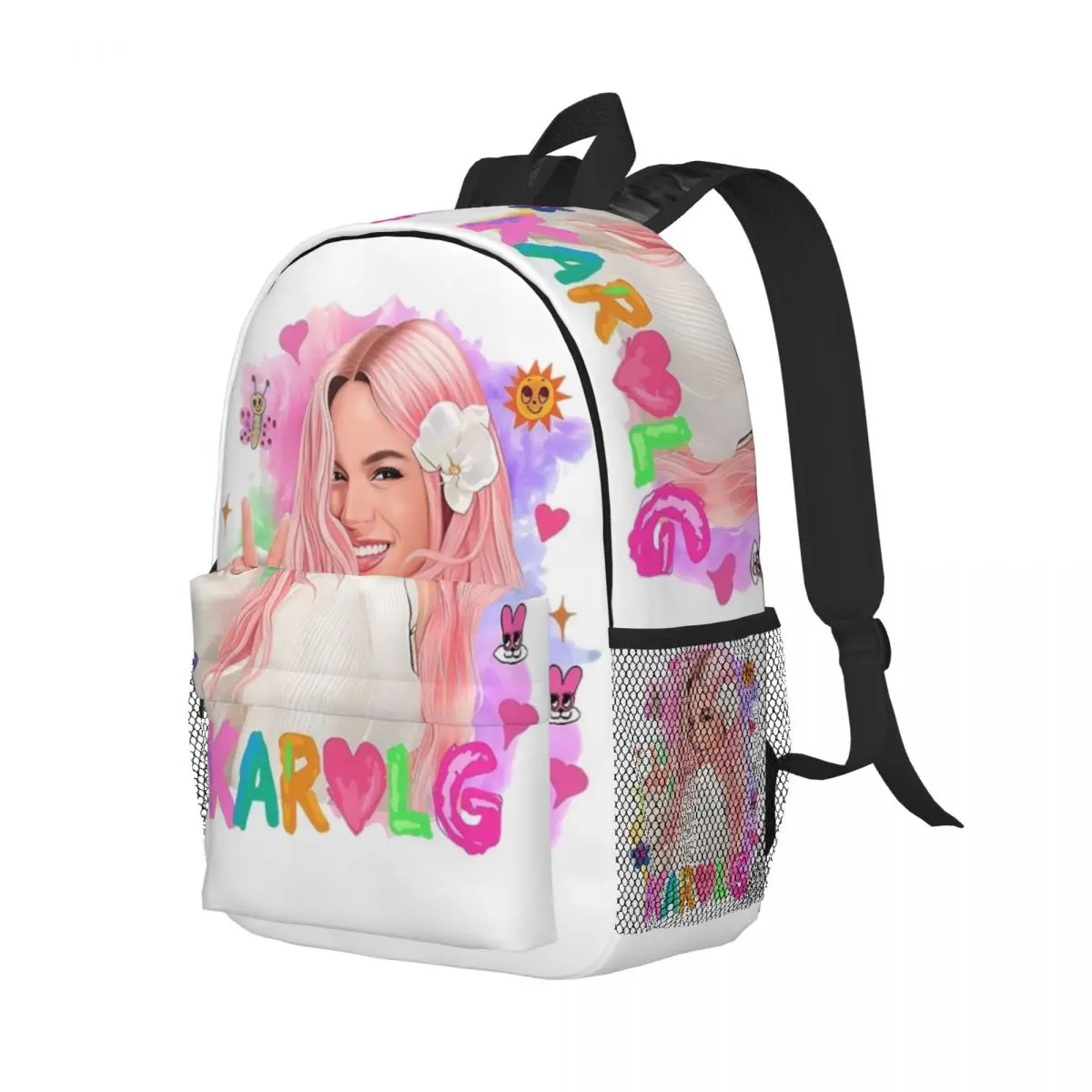 Manana Sera Bonito Karol G Printed Lightweight Casual Schoolbag For School, Outdoor, Shopping, Office 15inch