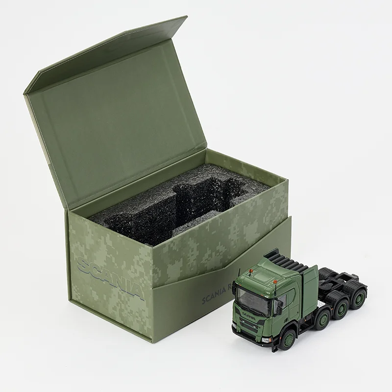 MASSDI Diecast 1:64 Scale R650 R500 Flatbed Trailer Head Liberate The CA30 Truck Alloy Car Model Boy Fashion Play Collection Toy