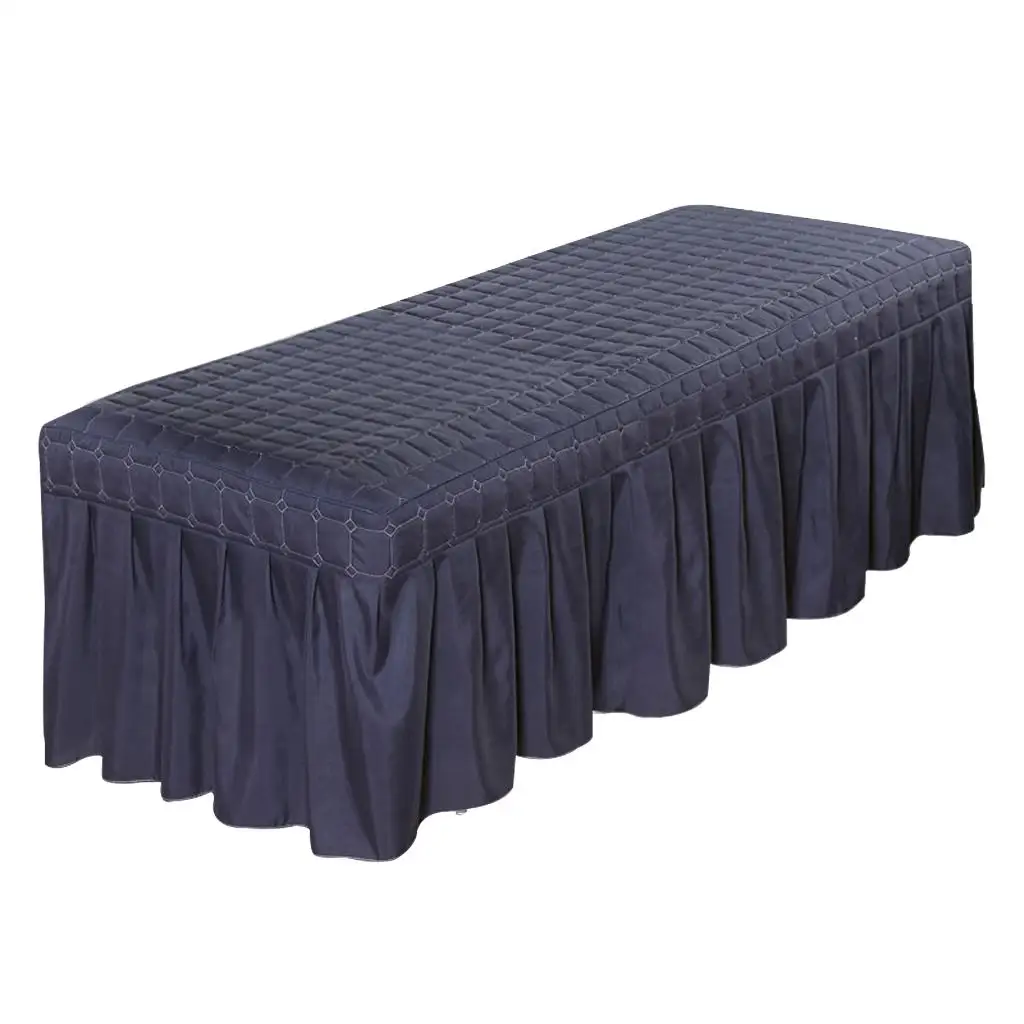 Hotel Massage Bed Skirt Beauty Table Valance Sheet Cover w/Breath Hole 4 Sizes