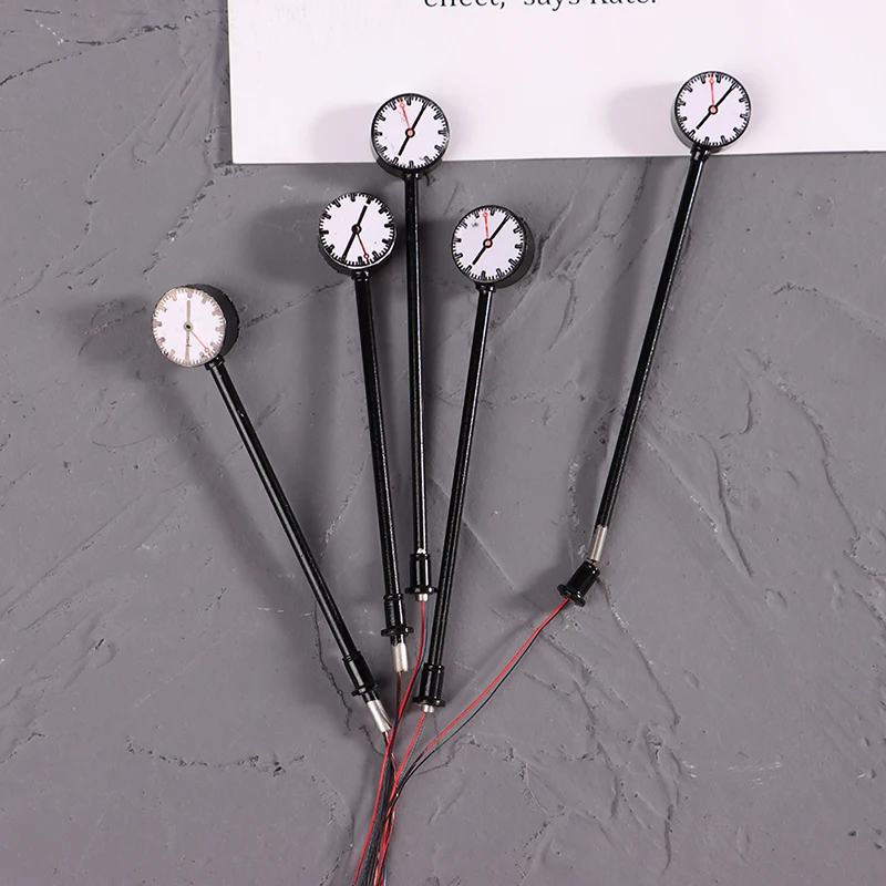3V Miniature Led Lighting Model Railway 1：87 Scale Lights Lit Platform Clock Lamp Train Station Layout
