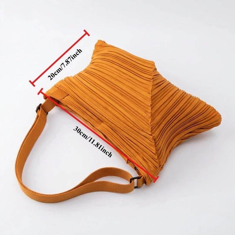 

Miyake Japan Pleated Small Bag 2026New Single Shoulder Women's Bag Simple Fashion Casual Daily Commuting Versatile Crossbody Bag