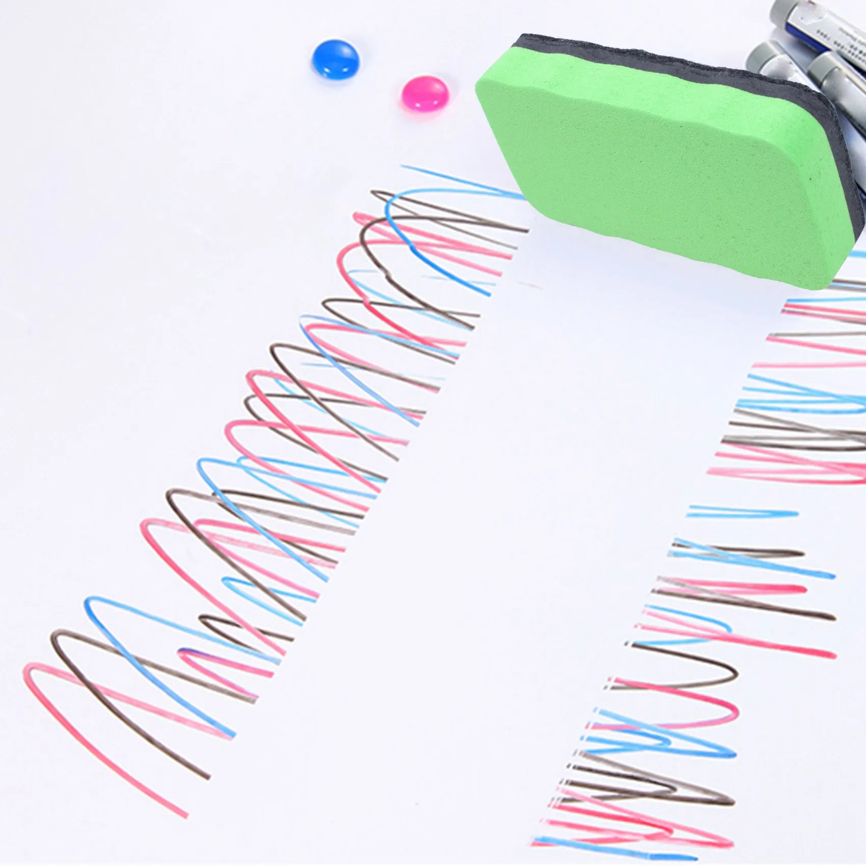 A003 Magnetic White Board Dry Wipe Drywipe Cleaner Eraser