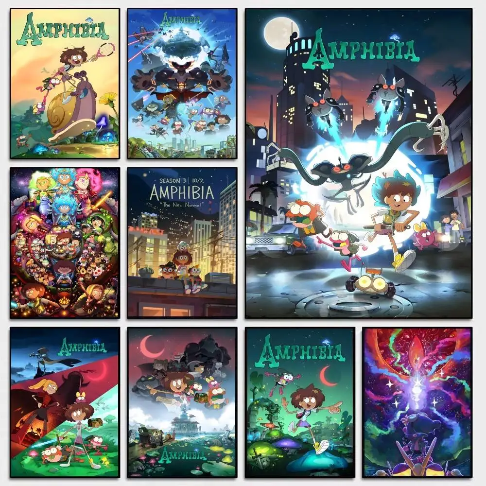 Wholesome Adventure A-AmphibiaS DIY Sticky Poster Waterproof Paper Sticker Coffee House Bar Home Decor