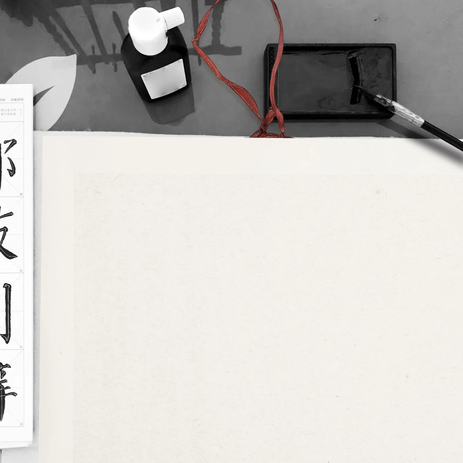 

10 Sheets Half Cooked Rice Paper Professional Calligraphy Art Grey Blank Drawing Printing Small Chinese Painting Delicate Retro
