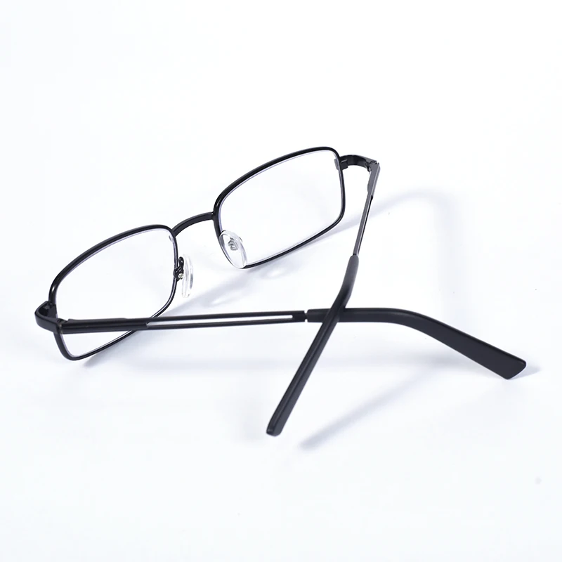 Lesebrille für Männer und Frauen, Legierung, Brillengestell, Federscharnier, Glas, blaues Licht blockierend, leichte Brillen, Qualität + 100 + 12 – Detail 15