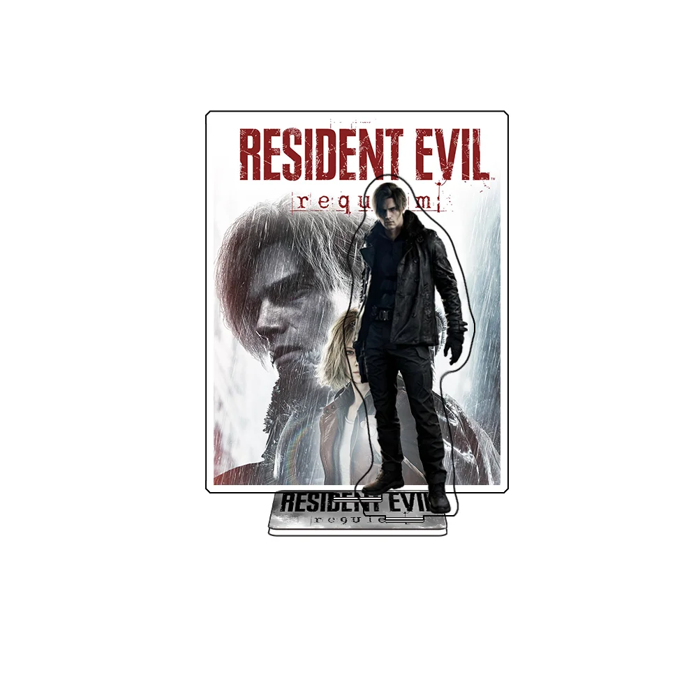 Resident Evil Requiem Leon Scott Kennedy Grace Ashcroft 15CM Double Sided Acrylic Stand Keychain Cosplay Desk Decor Collect Gift