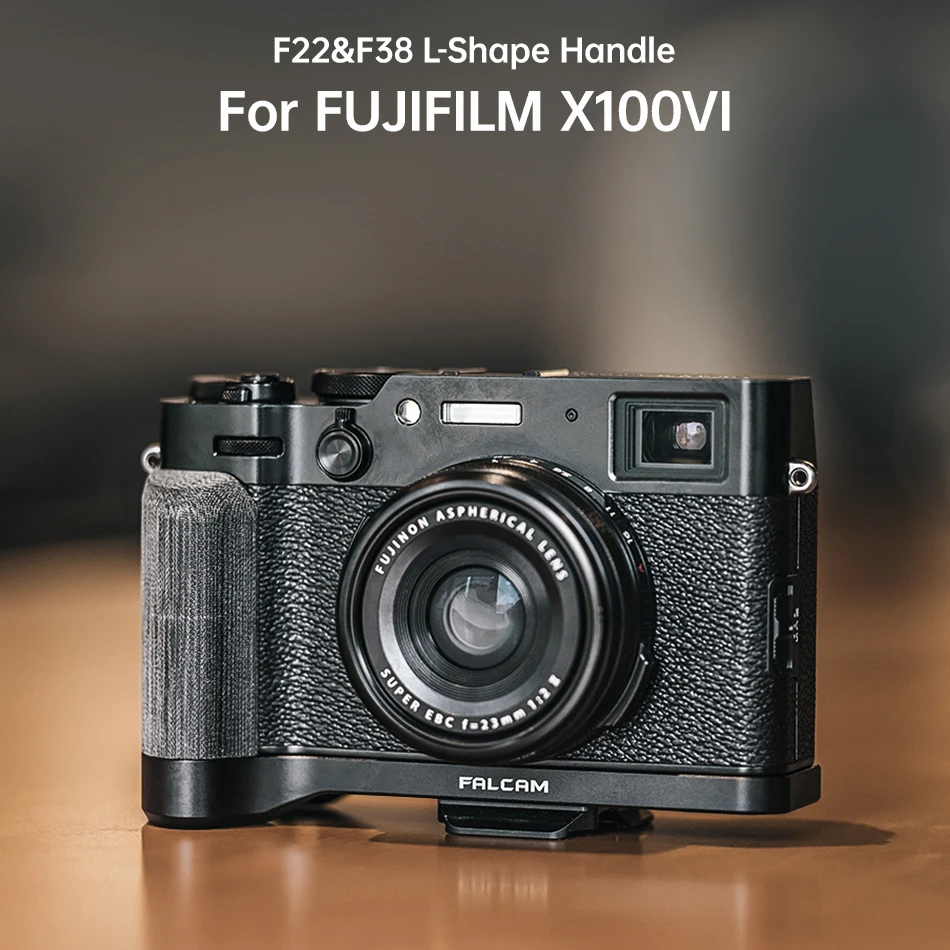 FALCAM F22&F38 L-Shaped Handle Grip with Quick Release Plate Base Camera Accessories for FUJIFILM X100 VI