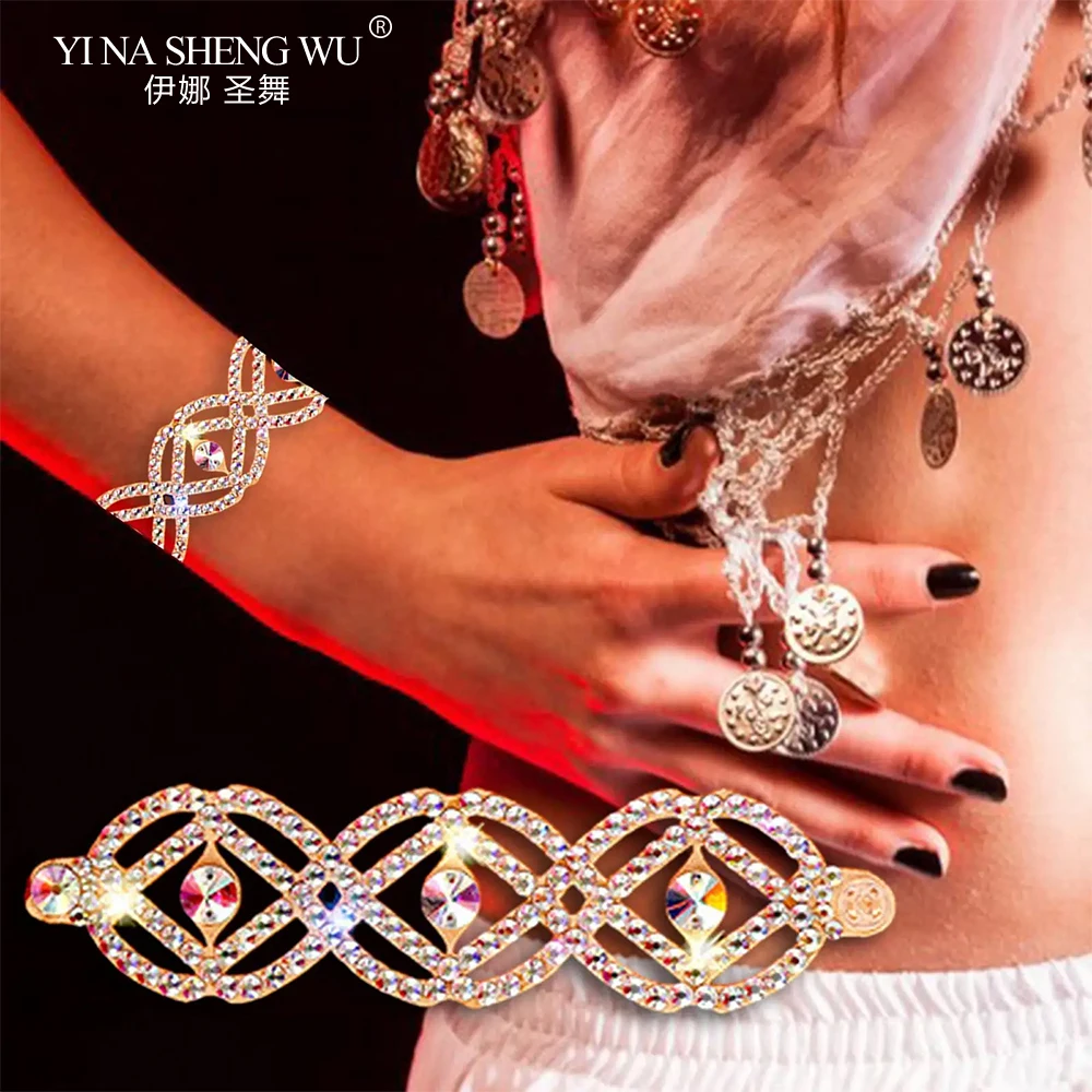 سوار الرقص الشرقي مرصع بالألماس سلسلة اليد الرقص الشرقي الإناث مزاجه مهنة الأداء الملحقات نمط جديد