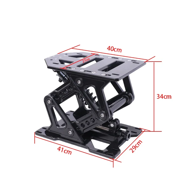 Seat lift base room wheel boat yacht seat aluminum alloy base black square support yacht large seat