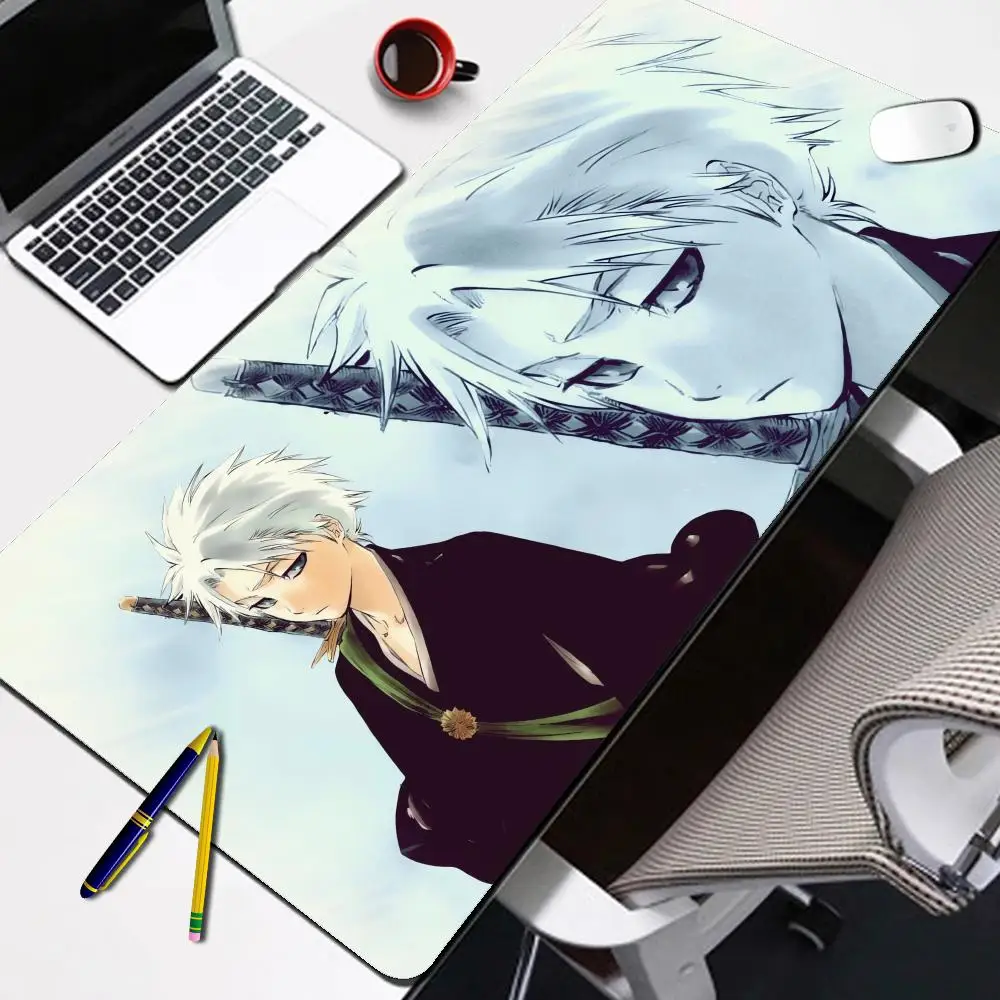 Anime Bleach Mouse Mat Hitsugaya Toushirou HD Printing Desk Mat Gaming Accessories Prime Gaming XXL Keyboard Pad Padding Mat