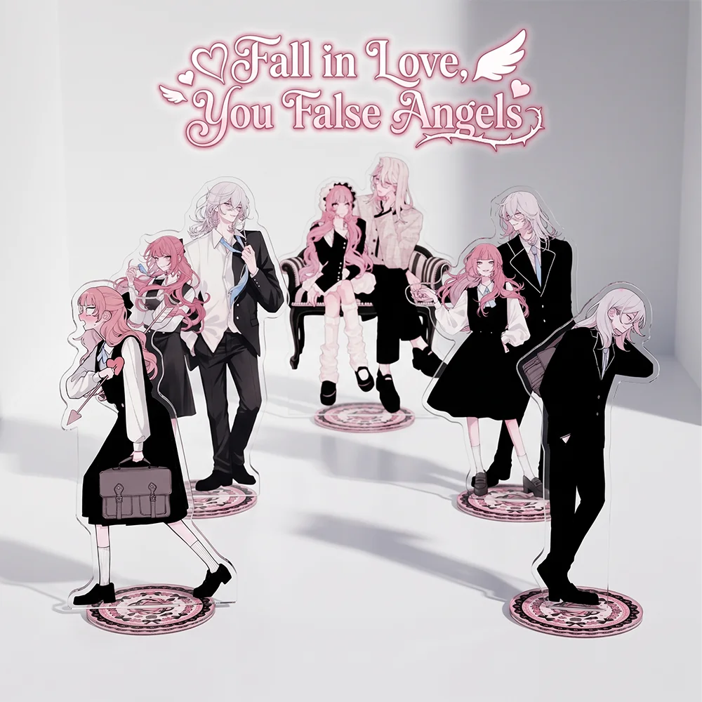 Popular Manga Fall in Love You False Angels Otogi Katsura Toki Ninomae 15CM Anime Acrylic Figure Stand Keychain Desk Decor Gifts