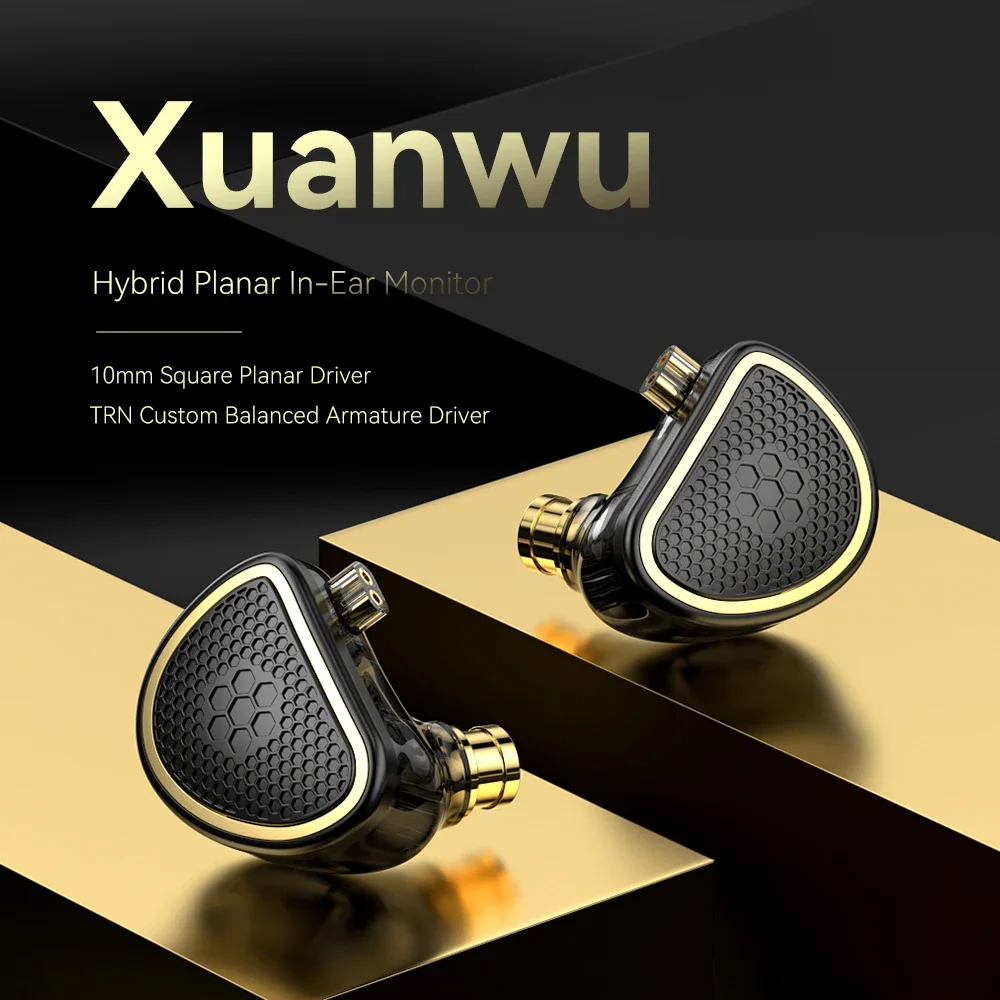 Premium TRN SPD+BA Xuanwu In-Ear Sports Earphones with HiFi Sound Quality