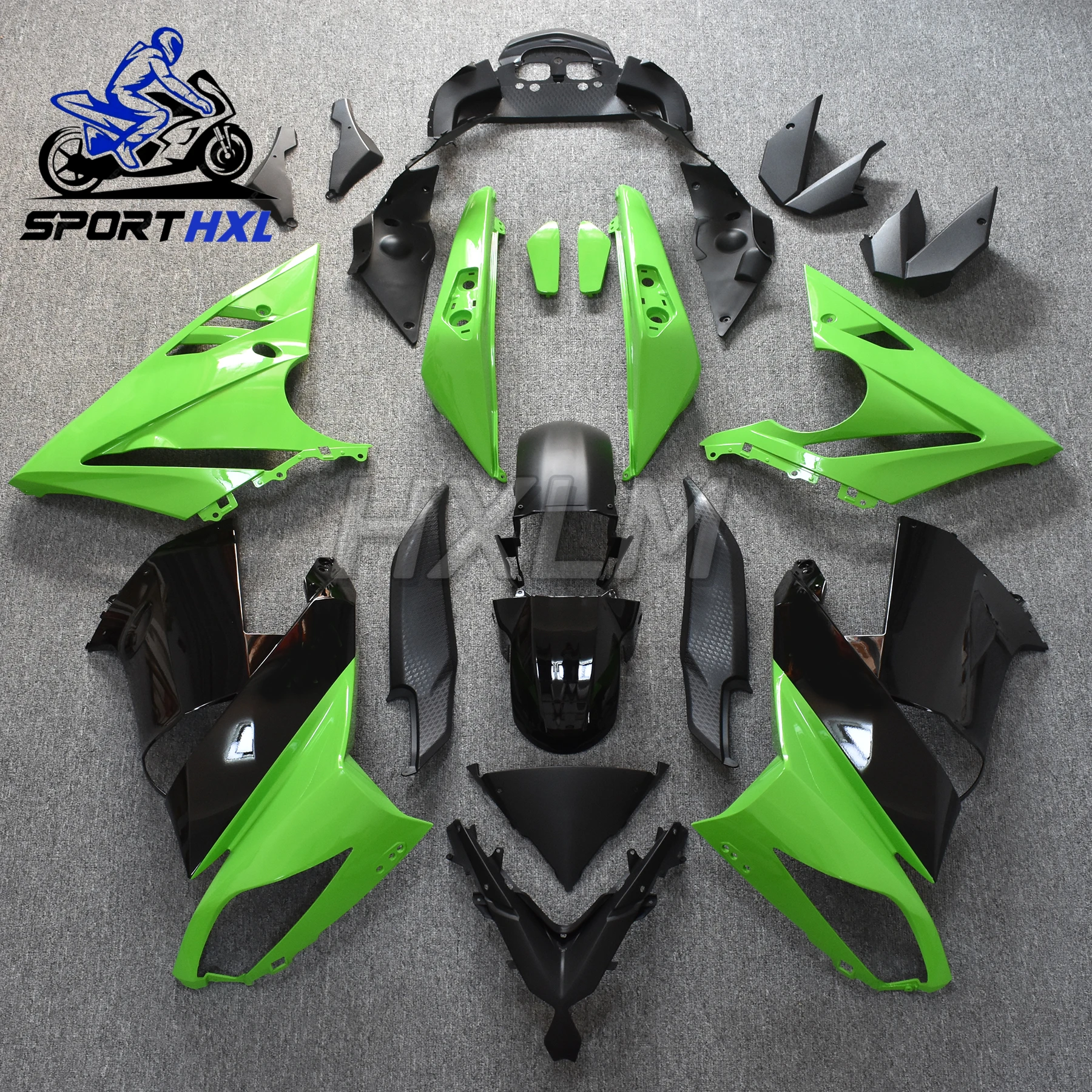Motorcycle Fairing Kit For Kawasaki ER-6F 2009-2011 Fairings Protective Panel ER6F 09-11 Plastic Cowl Case