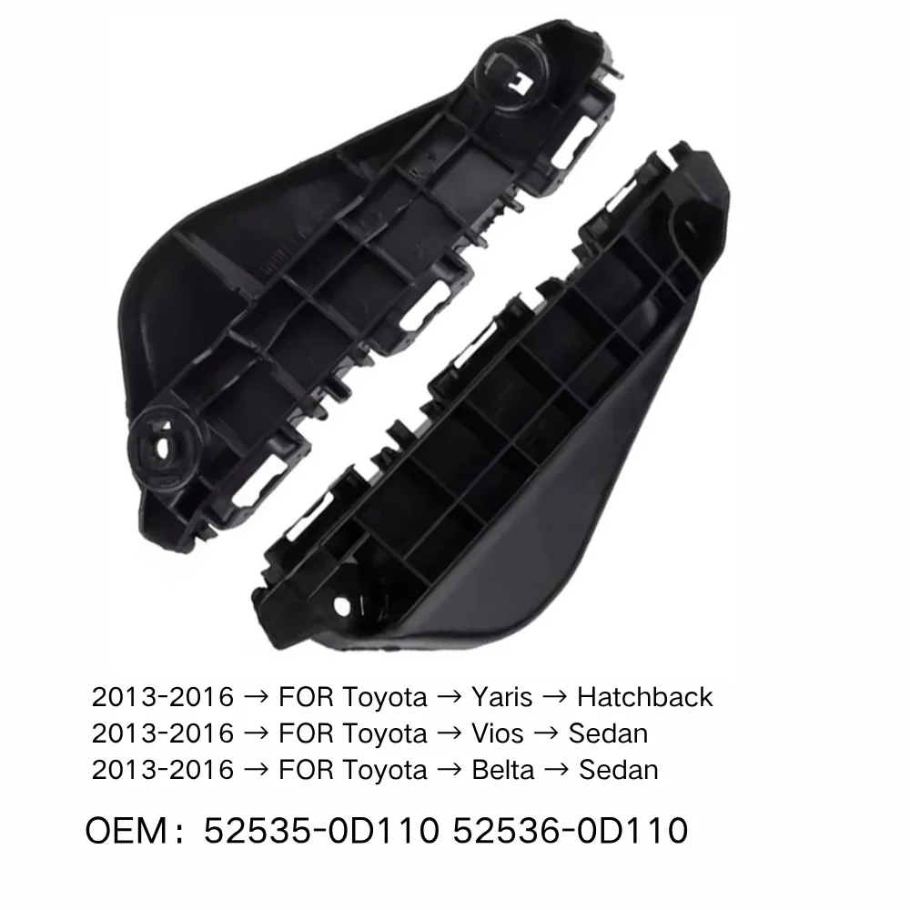 

Front Bumper Retainer Bracket Spacer Support FOR Toyota Yaris Hatchback Vios Belta Sedan 2013-2016 52536-0D110 car Accessories