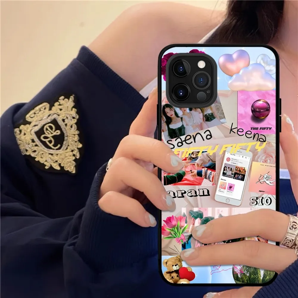 F-FIFTY F-FIFTY Kpop Phone Case Silicone Soft for iphone 14 13 12 11 Pro Mini XS MAX 8 7 6 Plus X XS XR Cover