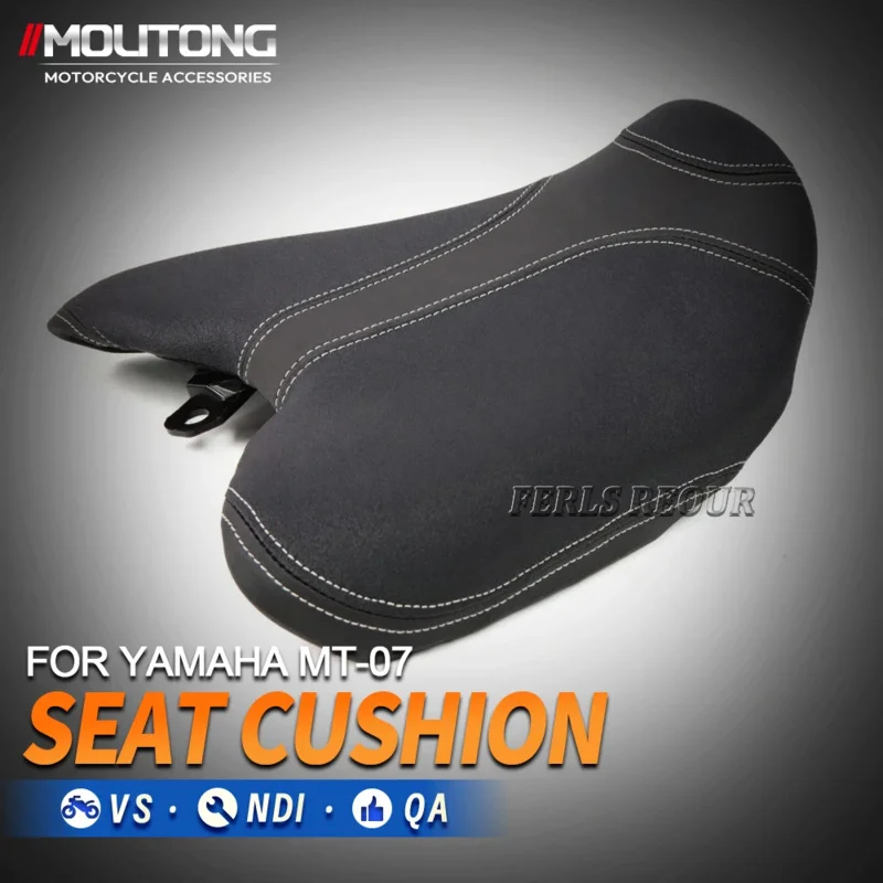 Pour YAMAHA MT-07 2025-2026 Coussin de siège confort - Conducteur avant et passager arrière, accessoire de moto à ajustement direct
