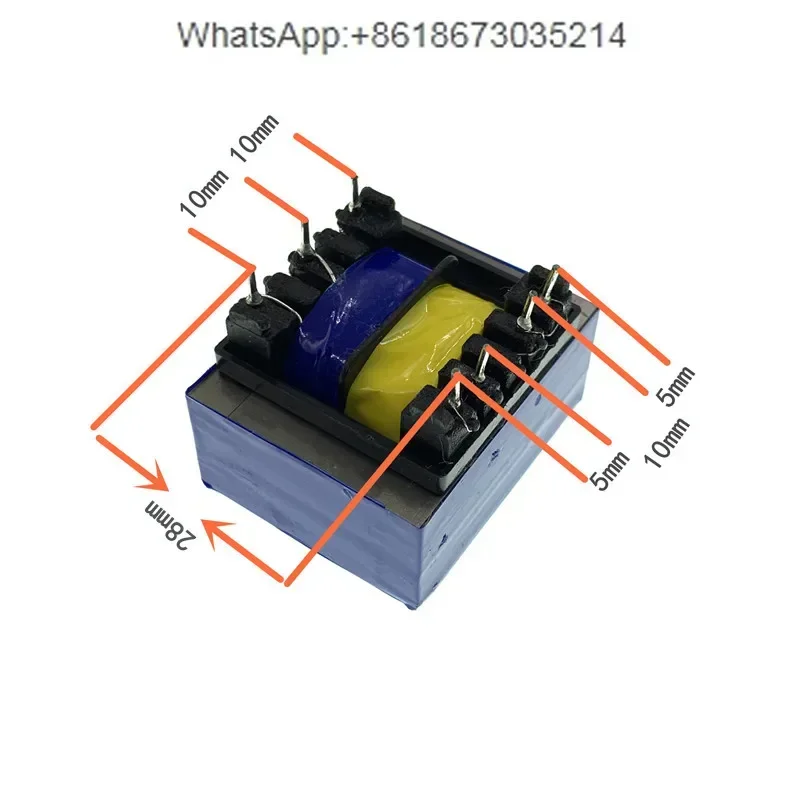 10  PCS  Suction range hood power pin transformer EI41-24004002X double 12V200mA220V to double 12V