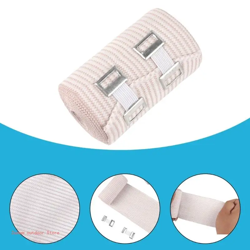 Comfortable Elastic Bandage Adjusted Ankle Support Wrap for Sports Leg Sprains