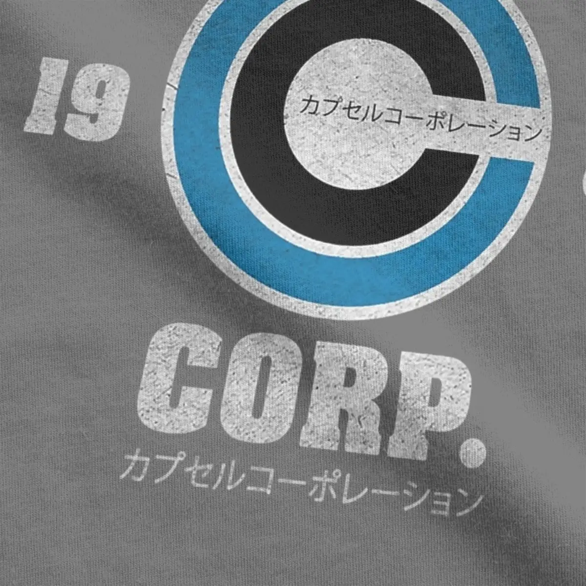 Capsule Corp Japanese Anime T Shirts for Men Pure Cotton Novelty T-Shirt O Neck Tee Shirt Short Sleeve Clothing Printed image 3