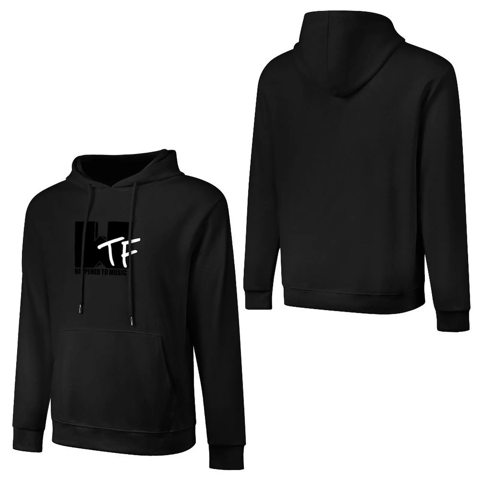 WTF Happened To Music Solid Pullover Hoodie mens designer clothes male clothes mens hoodies