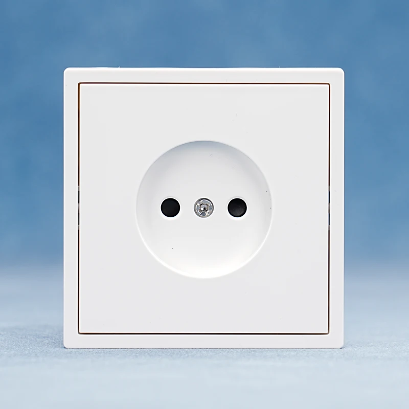 

European standard socket 80*80mm Russian socket 16A wall socket ce Rohs certification 250V