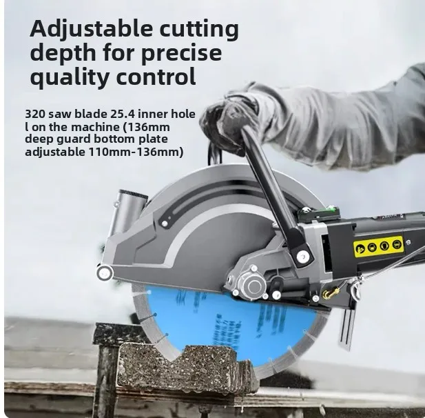 3000W Electric Wall Chaser Concrete Grooving Machine, Stone Slot Cutter 220V for Pipe Cable Routing