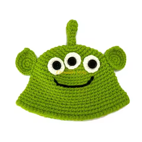 M89E Unisex Cartoon for Monster Hat Funny Outdoor Windproof Fisherman Cap