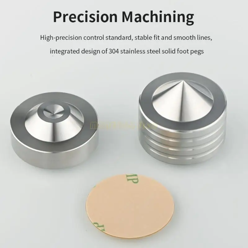 F62C 1 Box Foot Foot Foot Foot Pad 304 Stainsal Steel Sugorber Tripod Tube Amplifier Amplifier Amplifier