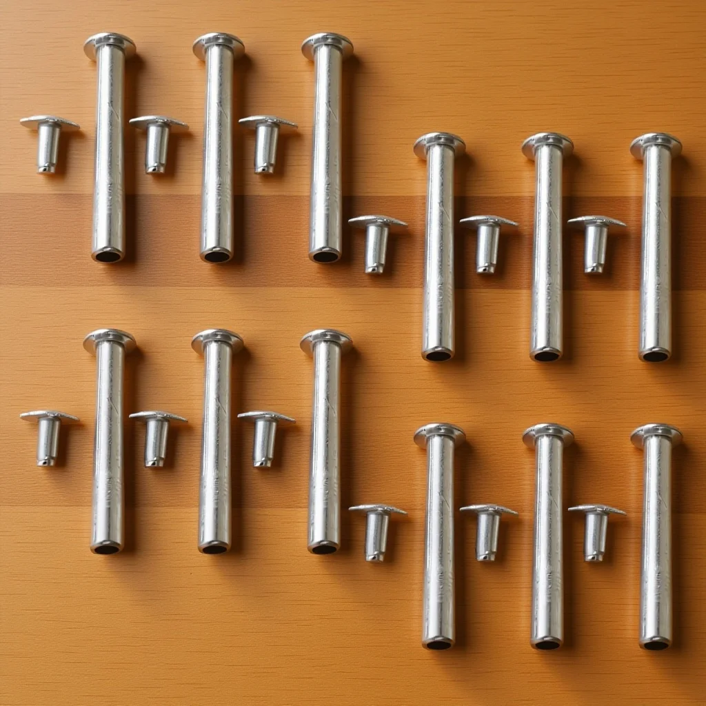 

12Sets Folding Fan Repair Accessories Kit Rivet Pins Shaft Replacement Hardware Durable Fan Repair Parts for Paper and Bamboo