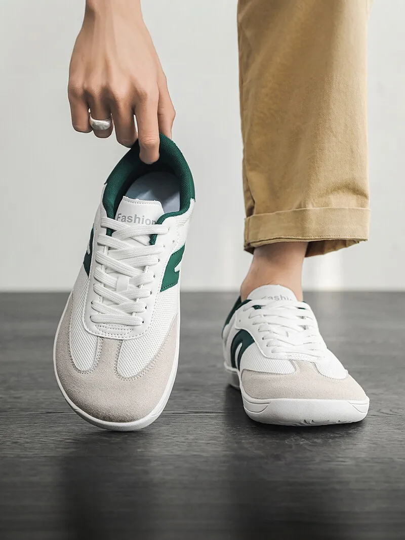Men's Breathable Mesh Sports Casual Shoes Autumn Seasonal Large Size Versatile Couple Wide Foot Aramco Deoxynucleotide Shoes
