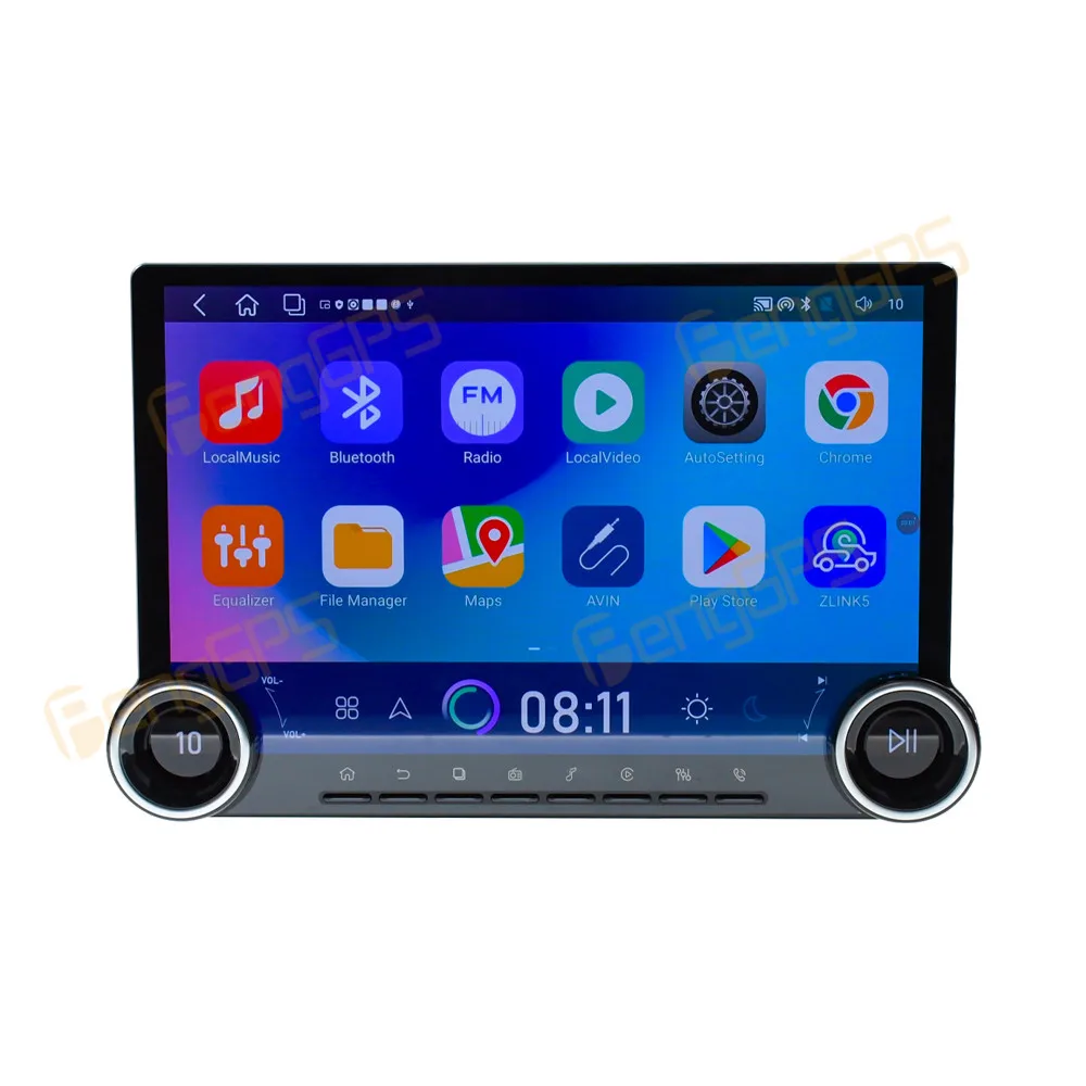 For Toyota HILUX Pickup 2005-2014 Navigation 13.3'' Cool Knob Universal Machine Multimedia Stereo Host Car Radio Carplay Android