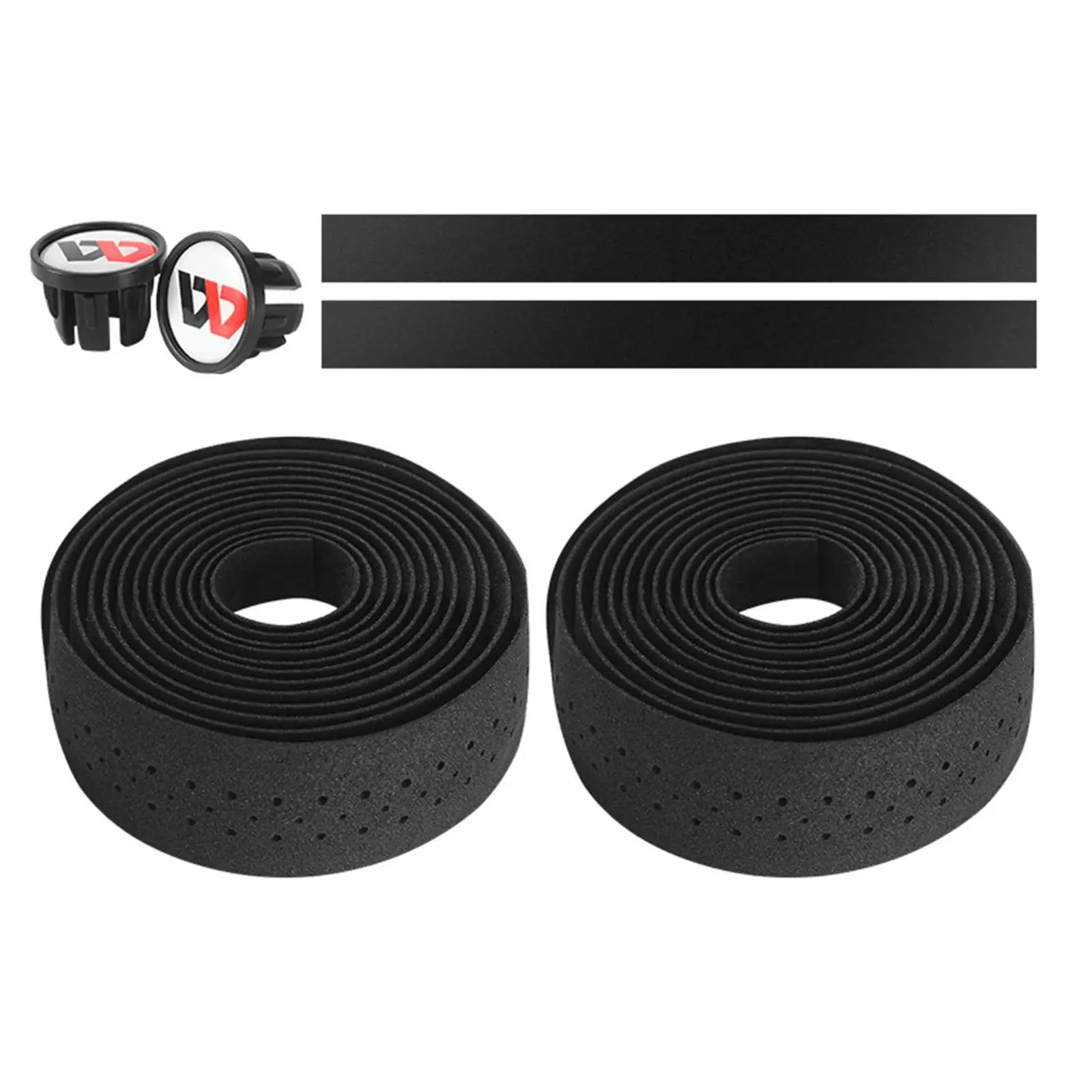 

EVA Road Bike Handlebar Tapes Nonslip Breathable 2 Rolls Belt Straps Bike Accessories