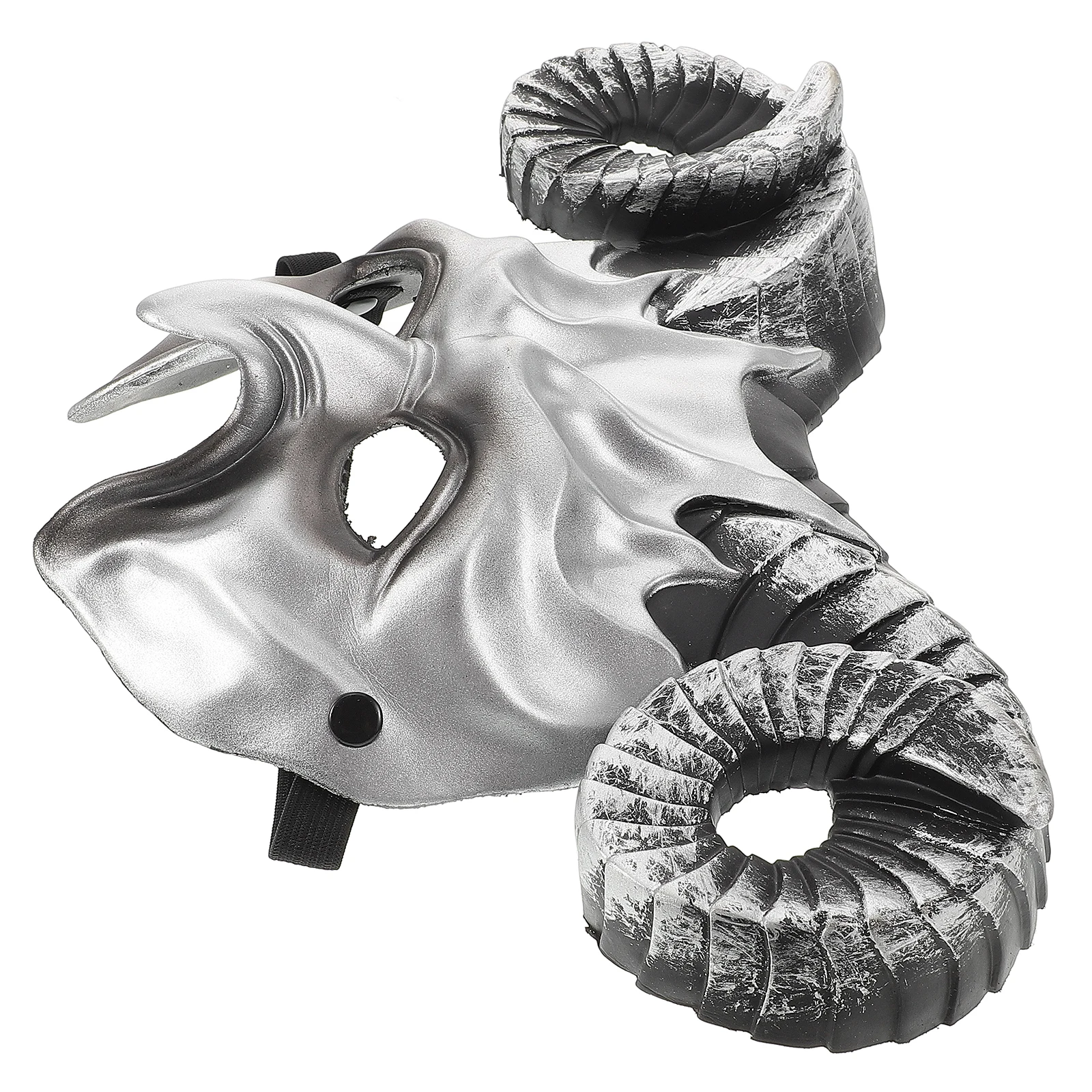 

Horn Mask Cosplay Masks Funny for Parties Steam Bone Plastic Bull Creepy Costume Man
