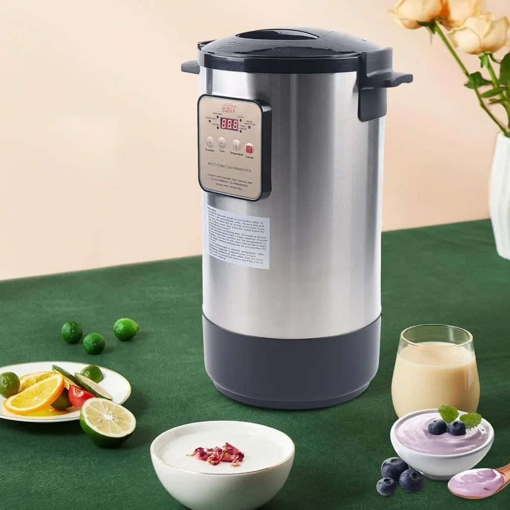 Yogurt Maker,12L Automatic, Intelligent Time Temp Control, Cheese Maker Fermenter For Yogurt, Enzymes, Dough, Fruit Vinegar