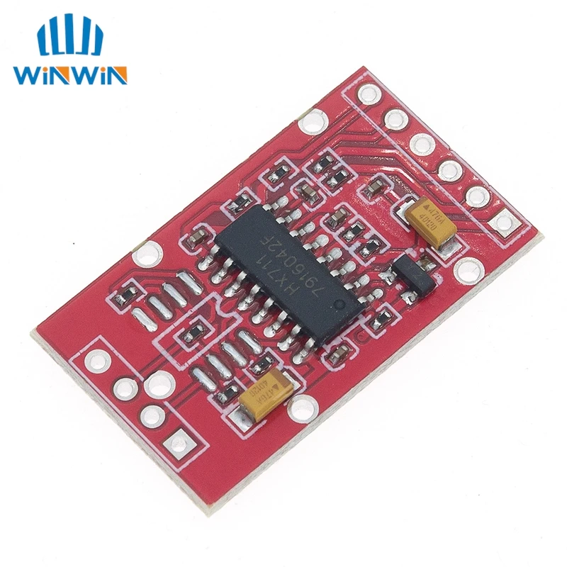 HX711 Dual-channel 24-bit A/D Conversion Weighing Sensor Module with Metal Shied