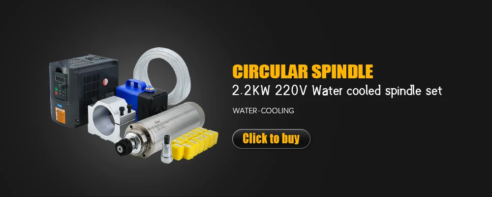 EU-Versand 2,2KW Spindelmotor 24000 U/min Wassergekühlt Einphasig 220V + Frequenzumrichter + Wasserpumpe + Spannzange + Spindelhalterung – Detail 2