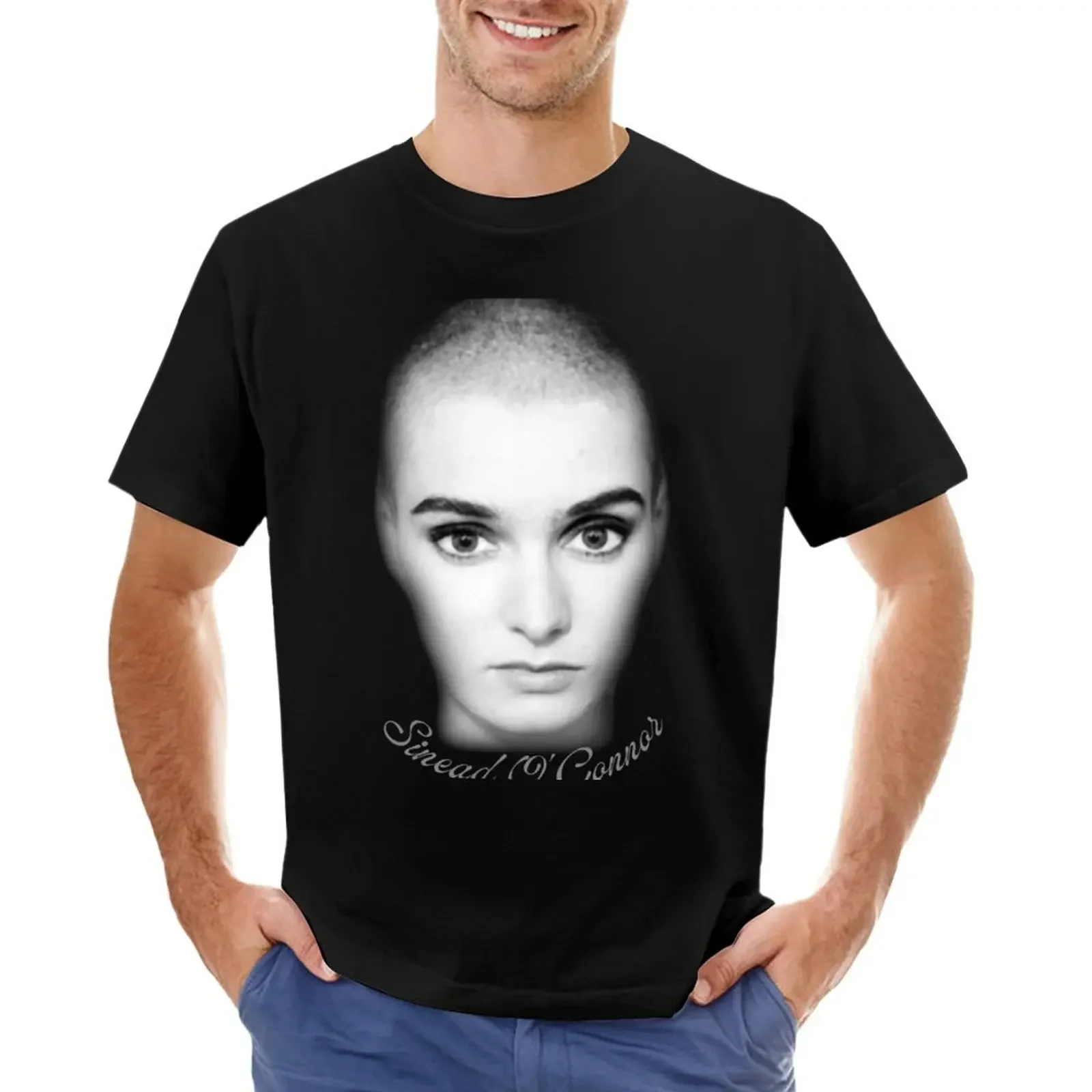 Sinead Oconnor 1 (2) T-shirt for a boy customs anime korean fashion tshirts for men