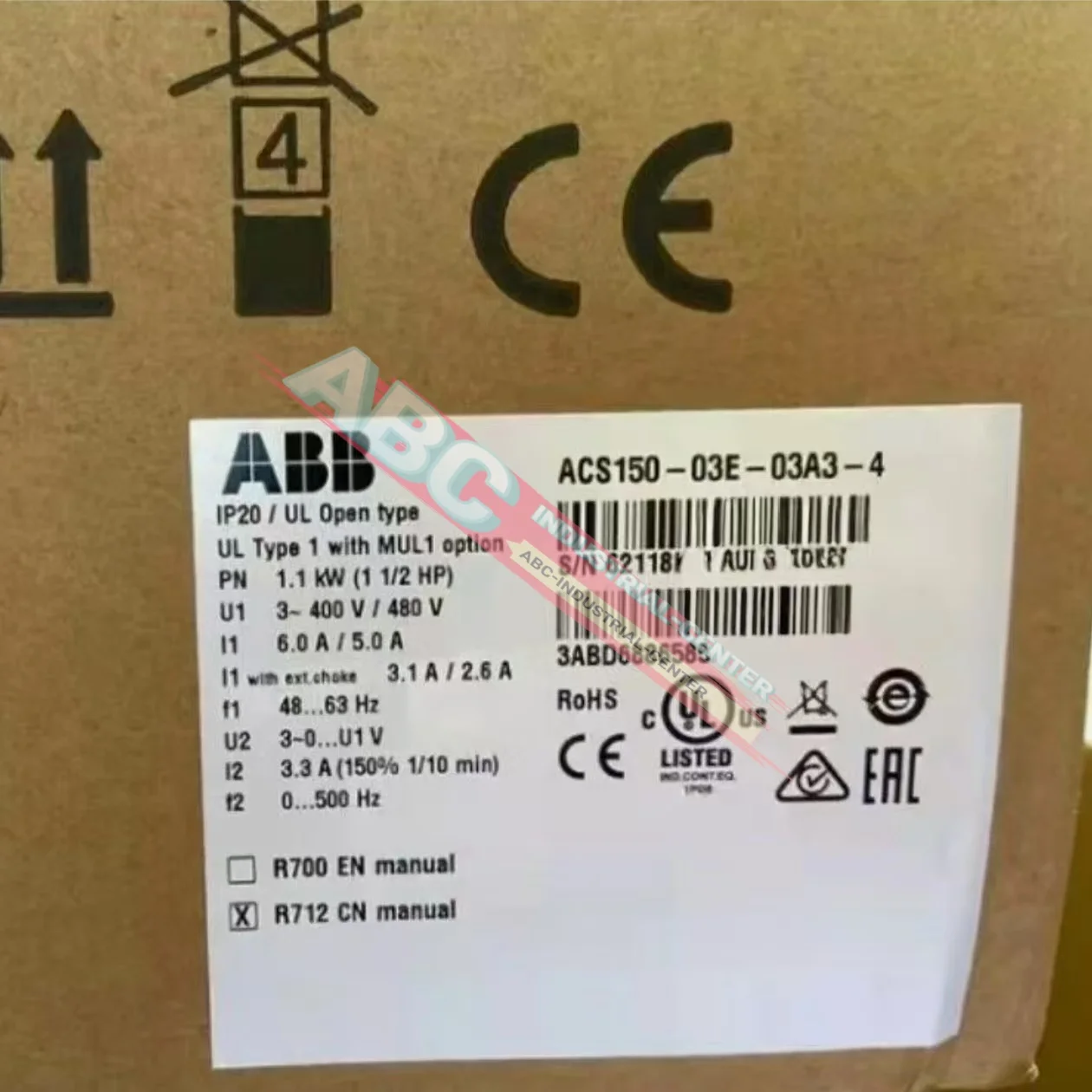 Frequency Converter  ACS150-03E-08A8-4   new in box  ACS310-03E-01A3-4