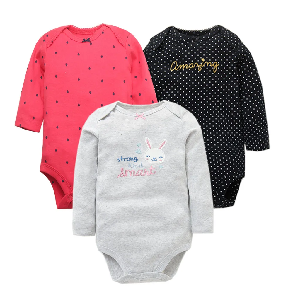 2023 Spring Autumn Baby Bodysuits Long Sleeve Baby Boy Girl Clothes 100% Cotton Bebe Jumpsuit Newborn Body Infant 0-24Month